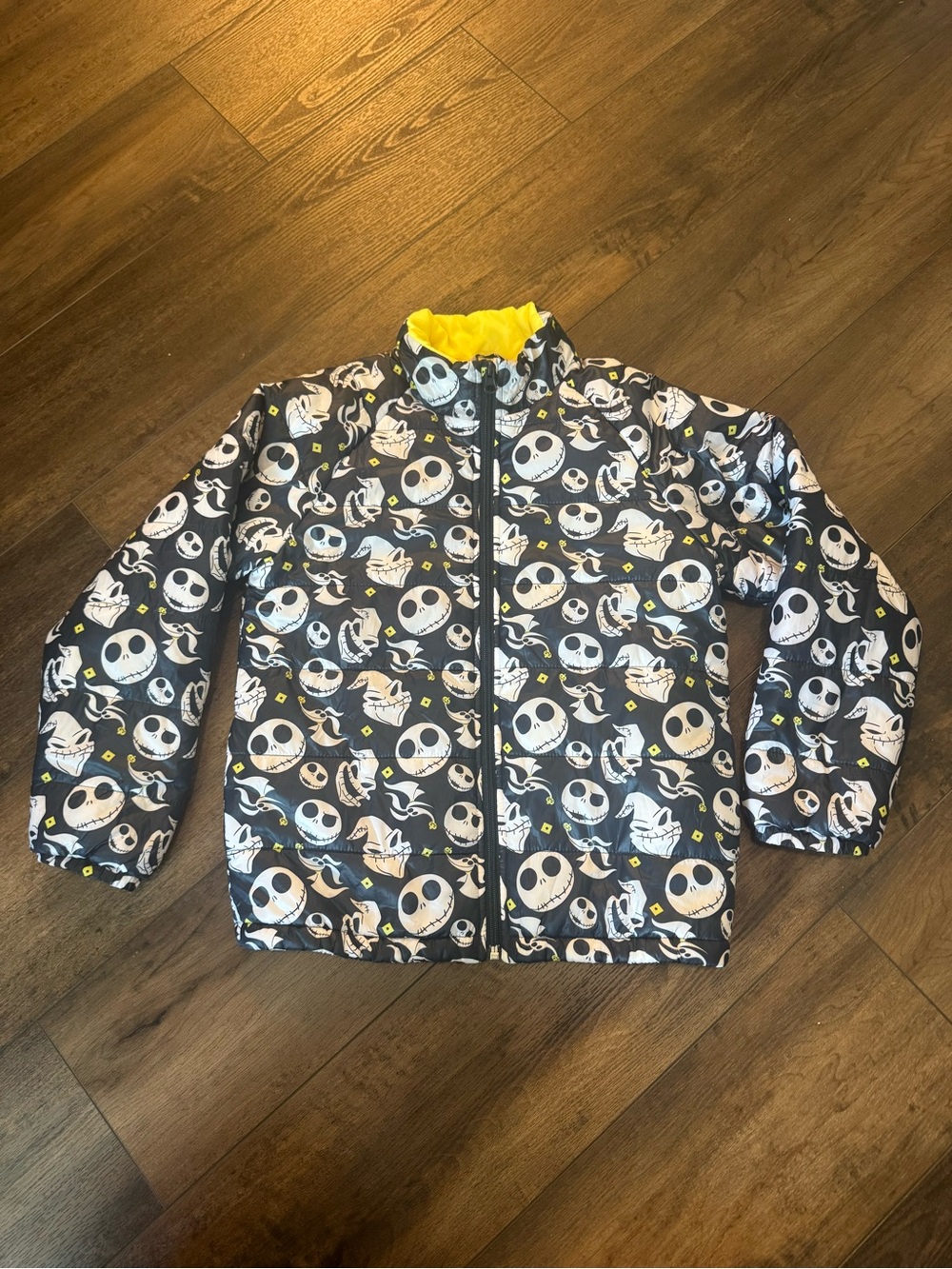 Adorable Disney Youth 7/8 Nightmare Before Christmas Kid Puffer Jacket with Jack
